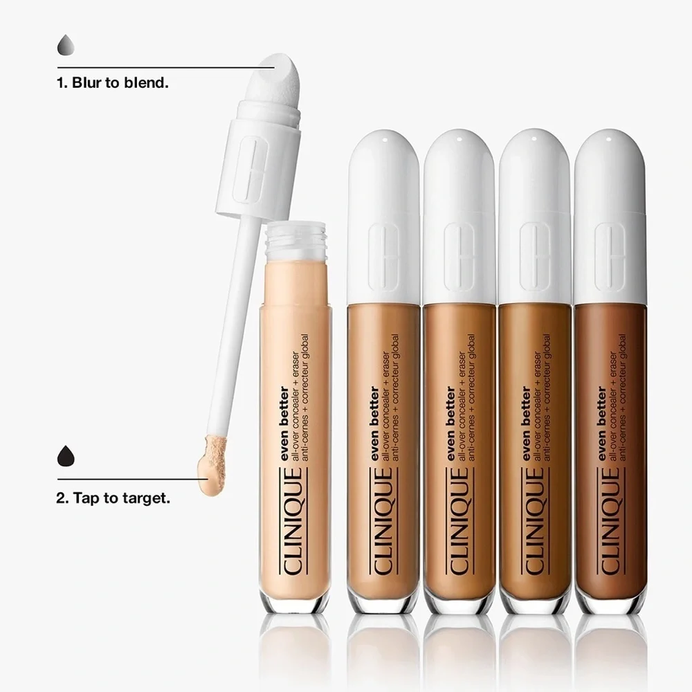 🆕 CLINIQUE Even Better T™ All-Over Concealer + Eraser WN 118 AMBER NIB
